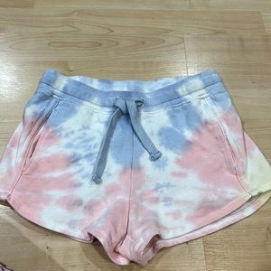 Girls tie dye shorts